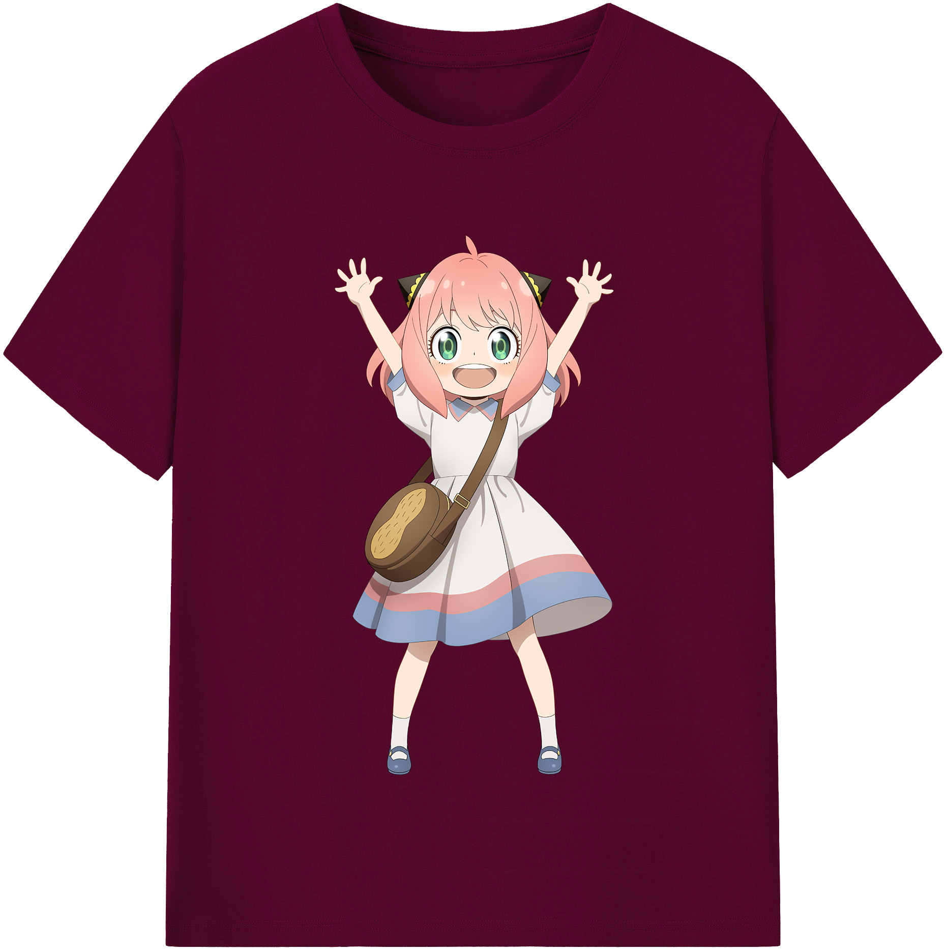（画像用） SPY×FAMILY间谍家家酒 レディースカジュアルプリントTシャツ（綿100％）
